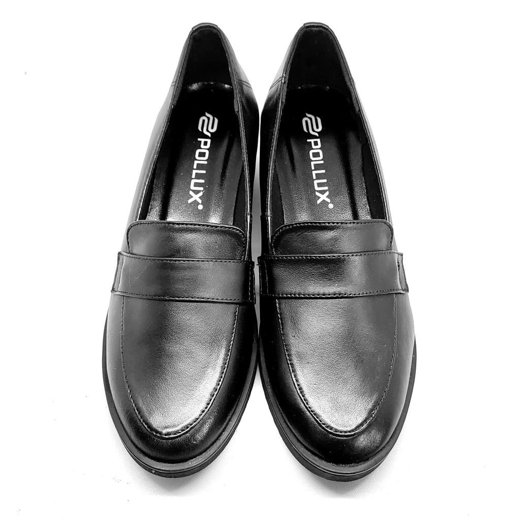 Thumbnail gambar ke-2 produk Pollux Monday WPOBW 06 - Sepatu Wedges Wanita | Sepatu Wanita Kerja | Pantofel Wanita Bahan Kulit