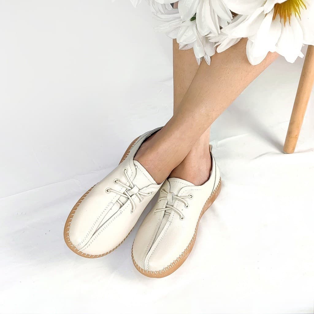 Thumbnail gambar ke-3 produk Pollux Monday WBB 256 - Sepatu Flat Wanita Bahan Kulit (Big Size Ready Size 41)