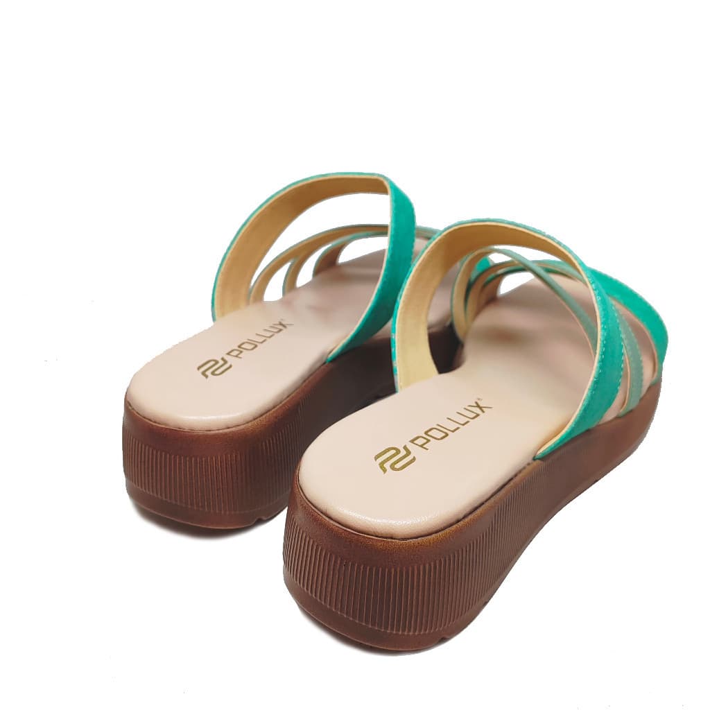 Thumbnail gambar ke-7 produk Pollux Daily WPODQ 28 - Sandal Wedges | Wedges Selop | Wedges Wanita Bahan Kulit