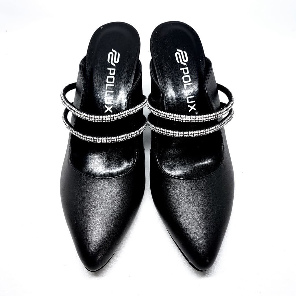 Gambar ke-9 produk Pollux Monday WPOAR 38 - Sepatu Mules Heels Wanita Berbahan Kulit