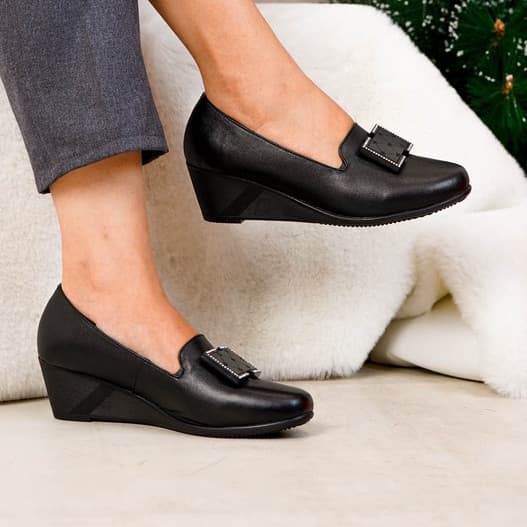 Thumbnail gambar ke-3 produk Pollux Monday WPOMZ 11 - Sepatu Wanita Kerja Wegdes | Sepatu Kerja Wedges 5Cm