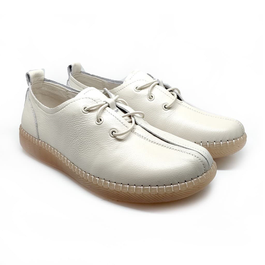 Thumbnail gambar ke-4 produk Pollux Monday WBB 256 - Sepatu Flat Wanita Bahan Kulit (Big Size Ready Size 41)