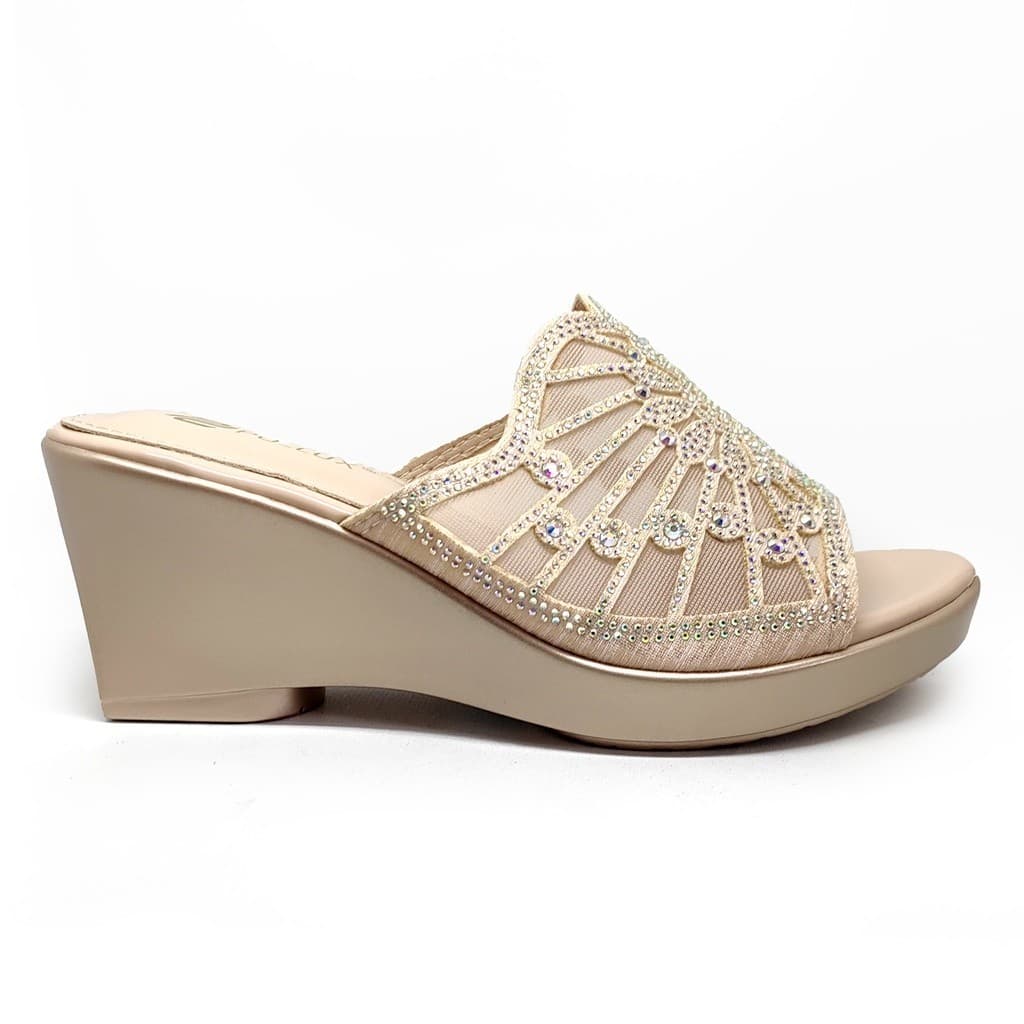 Thumbnail gambar ke-10 produk Pollux Aurora WDQ 2060 - Sandal Wedges Wanita | Wedges Pesta | Sandal Pesta