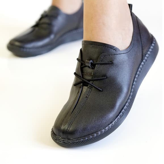 Thumbnail gambar ke-2 produk Pollux Monday WPOFW 02 - Sepatu Flat Wanita Bahan Kulit