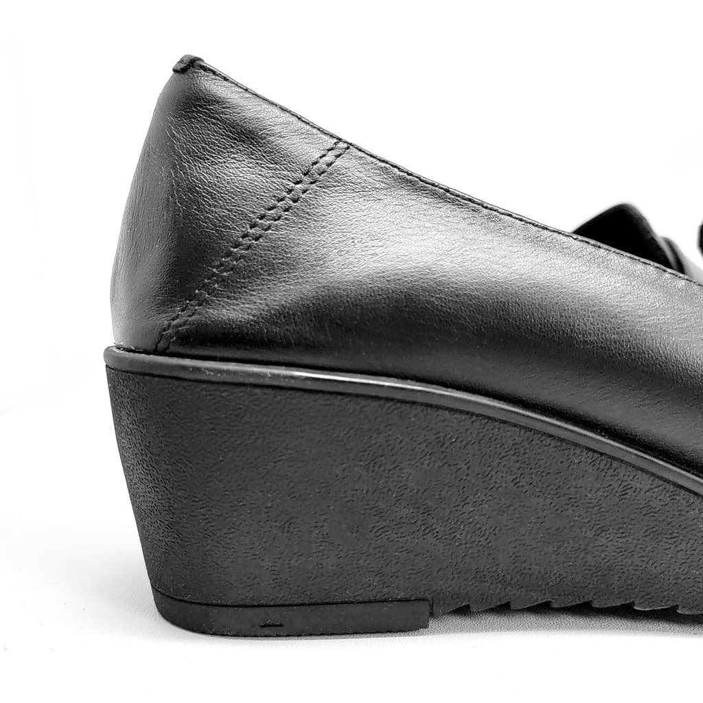 Thumbnail gambar ke-3 produk Pollux Monday WPOBW 06 - Sepatu Wedges Wanita | Sepatu Wanita Kerja | Pantofel Wanita Bahan Kulit