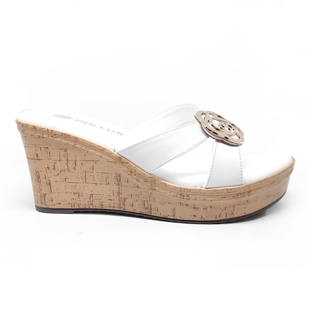 Thumbnail gambar ke-11 produk Pollux Terra Ek Gabus WPOKT 18 - Sandal Wedges | Wedges Pesta Wanita | Wedges Hak Tinggi