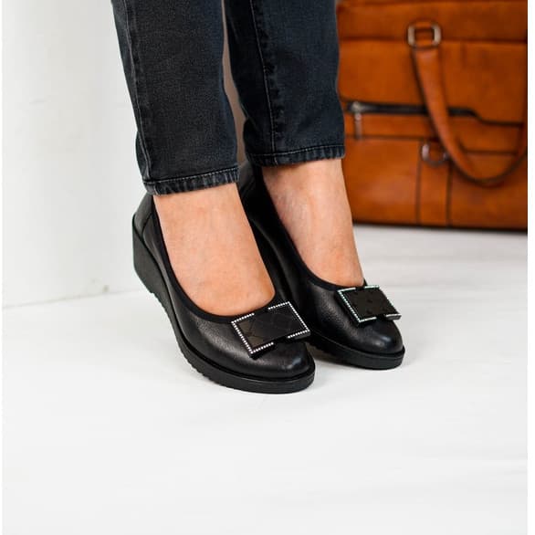 Thumbnail gambar ke-2 produk Pollux Monday WPOBW 15 - Sepatu Kerja Wanita | Sepatu Kerja Wedges Kekinian