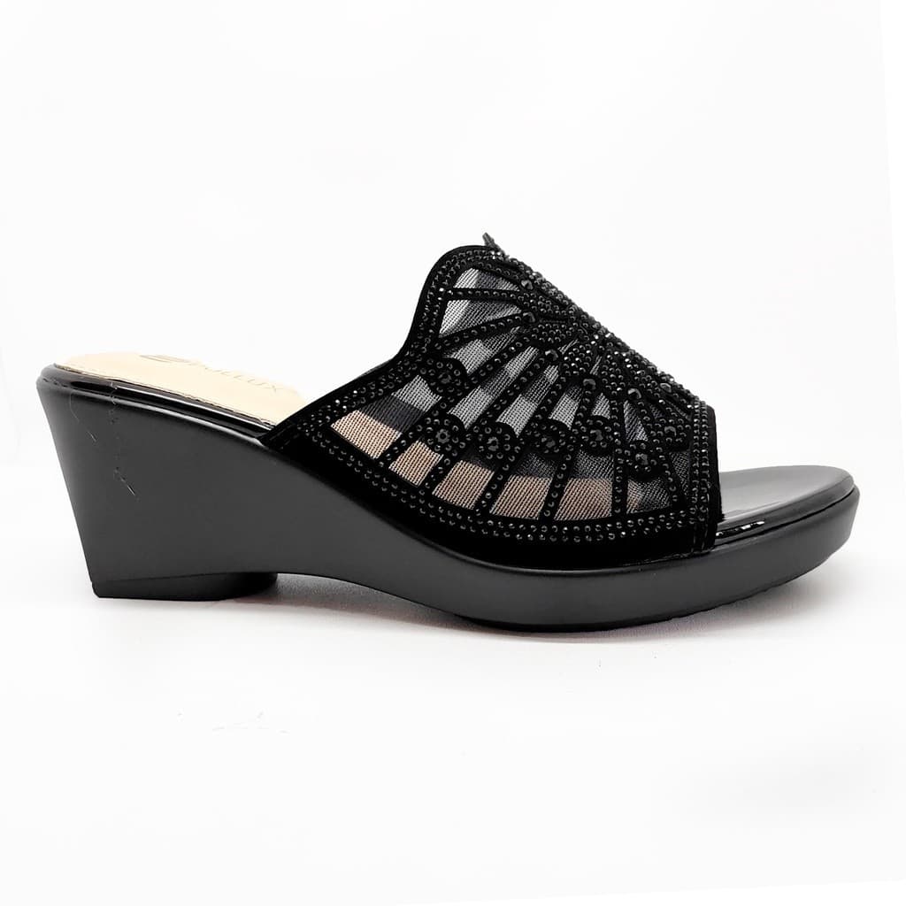 Thumbnail gambar ke-11 produk Pollux Aurora WDQ 2060 - Sandal Wedges Wanita | Wedges Pesta | Sandal Pesta