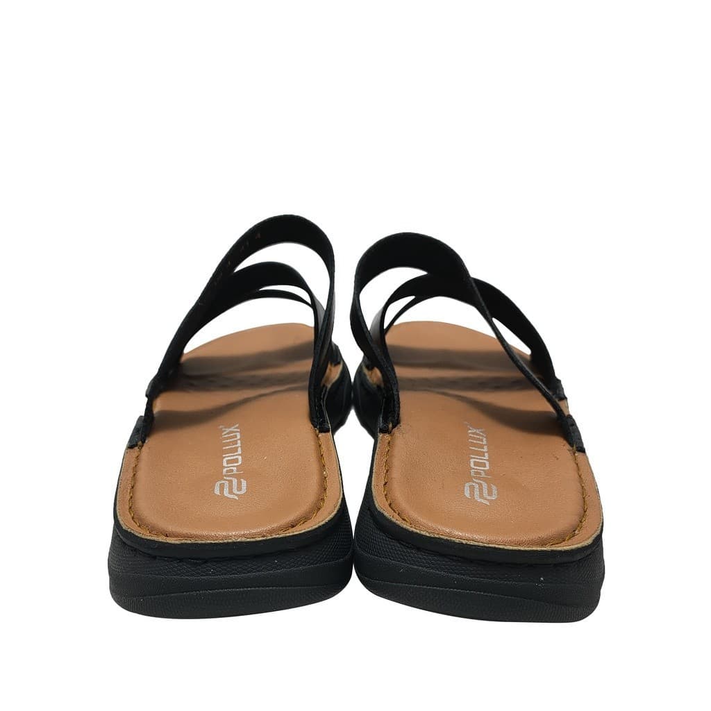 Thumbnail gambar ke-5 produk Pollux PPOCX 08 Sandal Slip On | Sandal Selop | Sandal Pria Bahan Kulit Asli