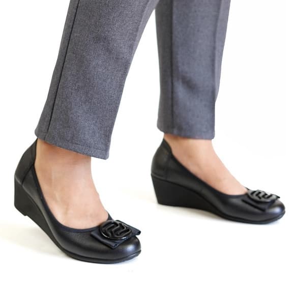 Gambar ke-1 produk Pollux Monday WPOMZ 01 | Sepatu Kerja Wanita | Sepatu Wedges Wanita | Pantofel Wanita