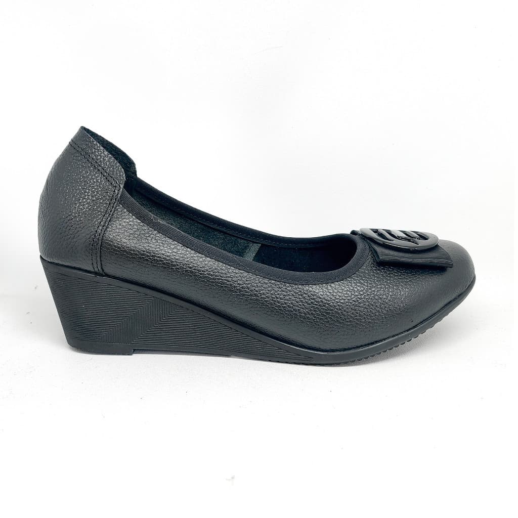 Thumbnail gambar ke-6 produk Pollux Monday WPOMZ 01 | Sepatu Kerja Wanita | Sepatu Wedges Wanita | Pantofel Wanita