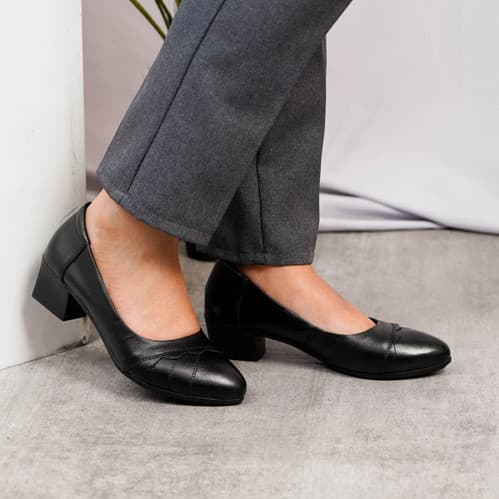 Gambar ke-1 produk Pollux Monday - WDQ 1806 | Sepatu Pantofel Wanita | Sepatu Kerja Wanita | Pantofel Kerja Wanita