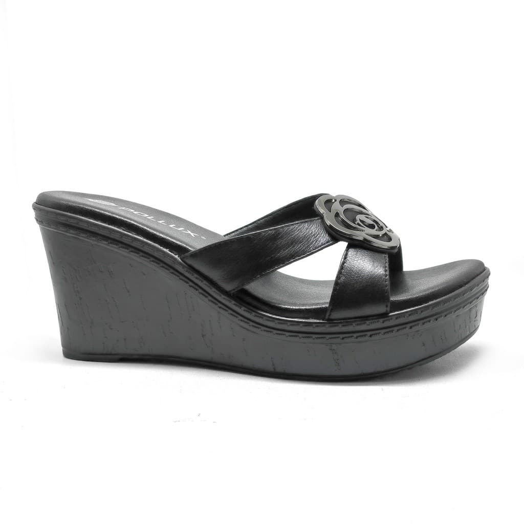 Thumbnail gambar ke-10 produk Pollux Terra Ek Gabus WPOKT 18 - Sandal Wedges | Wedges Pesta Wanita | Wedges Hak Tinggi