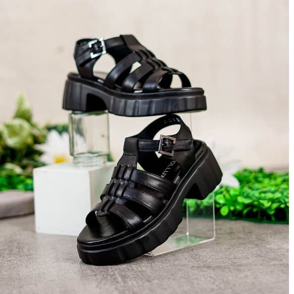 Gambar ke-7 produk Pollux Bold WPOJV 05 - Sepatu Sandal Wanita Kekinian | Sepatu Sandal Wanita Hak Sedang | Chunky