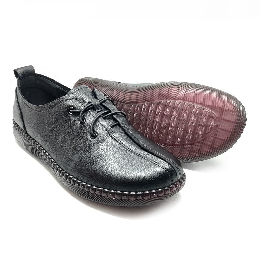 Thumbnail gambar ke-8 produk Pollux Monday WBB 256 - Sepatu Flat Wanita Bahan Kulit (Big Size Ready Size 41)