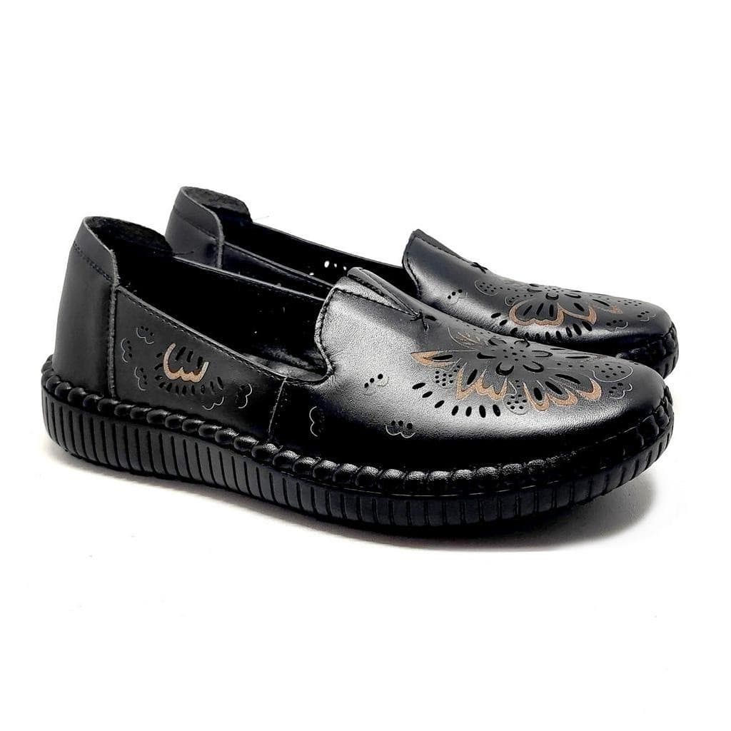 Thumbnail gambar ke-6 produk Pollux Monday WDQ 2302 - Sepatu Flat Shoes Wanita Bahan Kulit