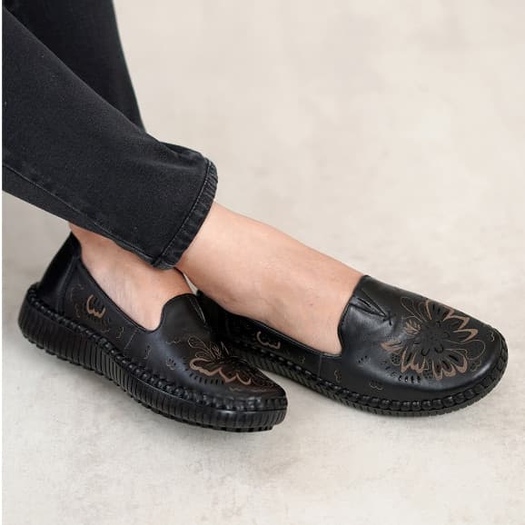 Gambar ke-10 produk Pollux Monday WDQ 2302 - Sepatu Flat Shoes Wanita Bahan Kulit
