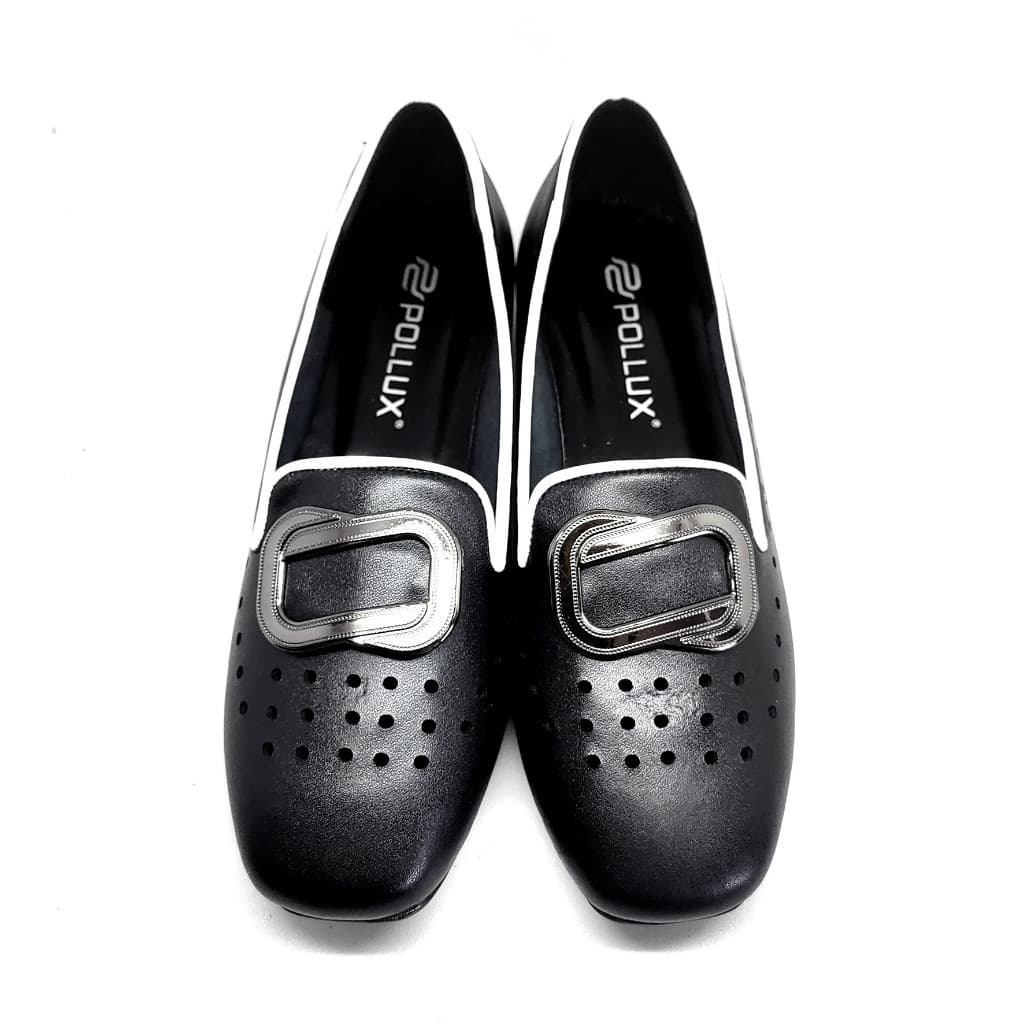 Thumbnail gambar ke-5 produk Sepatu Wedges Wanita | Sepatu Kerja Wanita | Sepatu Kantor Wanita Bahan Kulit - Pollux WPOMQ 42