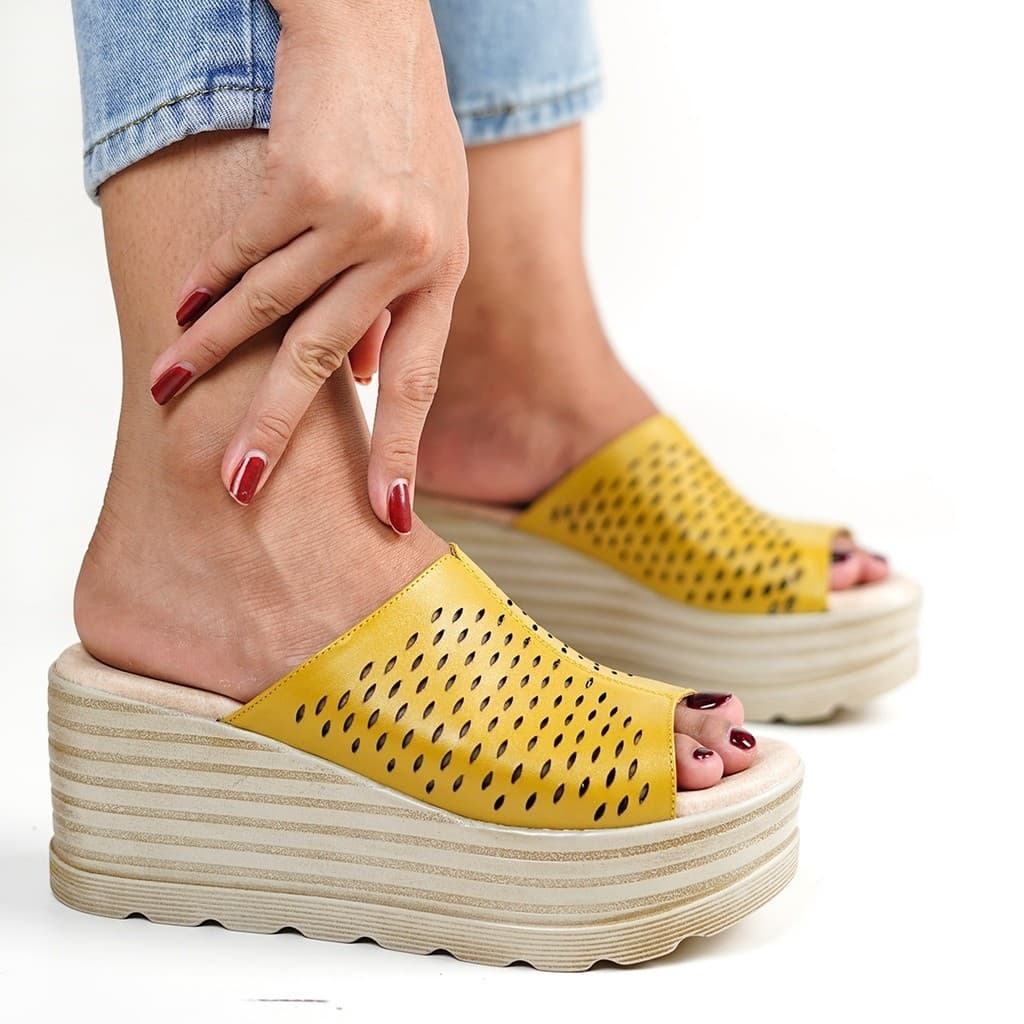 Thumbnail gambar ke-3 produk Pollux Terra Pinus WPOGO 10 - Sandal Wedges | Selop Wedges | Wedges Wanita