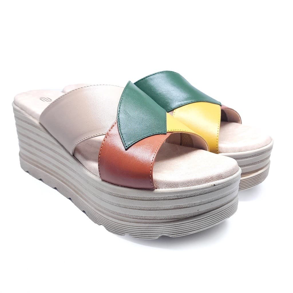 Thumbnail gambar ke-6 produk Pollux Terra Pinus WPOGO 16 - Sandal Wedges Wanita | Selop Wedges | Wedges Hak Tinggi