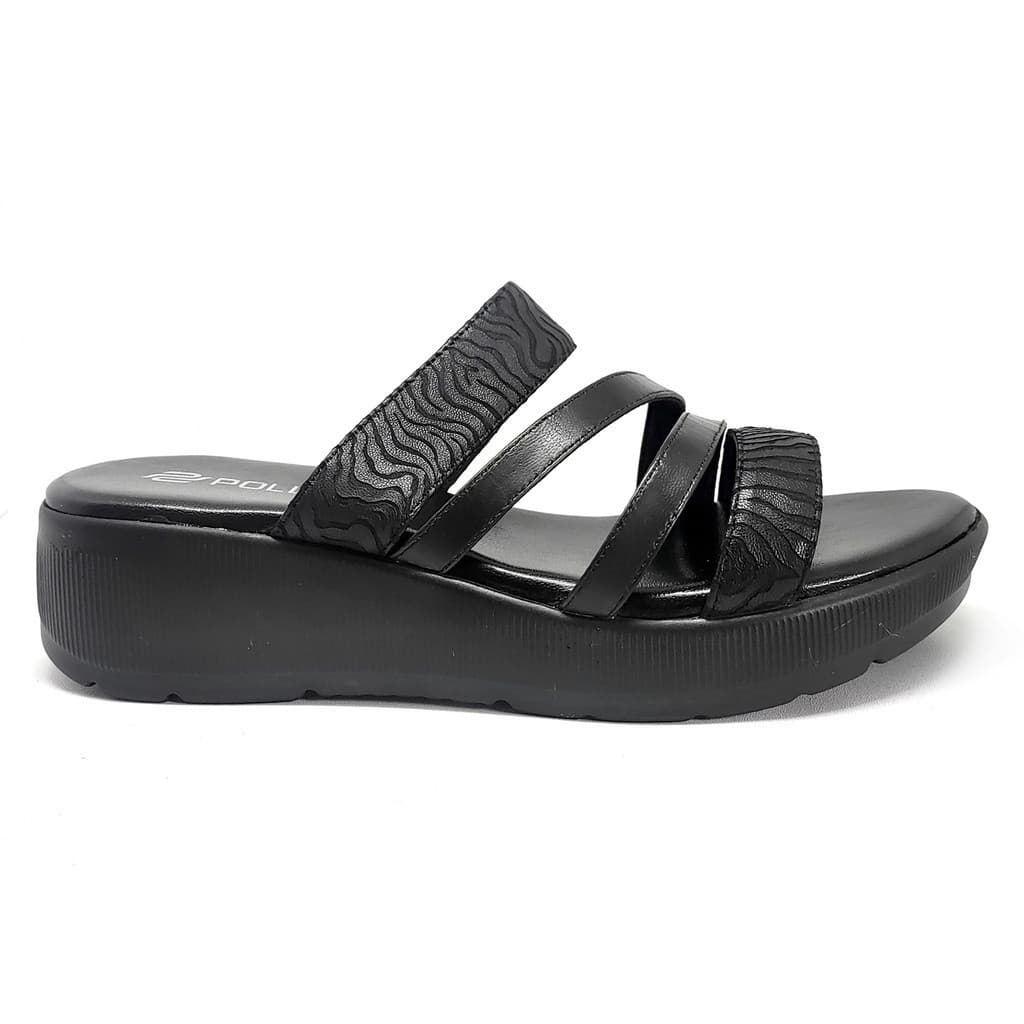 Thumbnail gambar ke-10 produk Pollux Daily WPODQ 28 - Sandal Wedges | Wedges Selop | Wedges Wanita Bahan Kulit