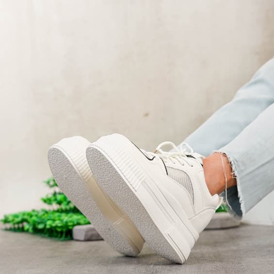 Thumbnail gambar ke-4 produk Pollux Jinju WDQ 7732 Sneakers Wanita | Sneakers Putih | Sepatu Wanita Fashion | Sneakers Kekinian