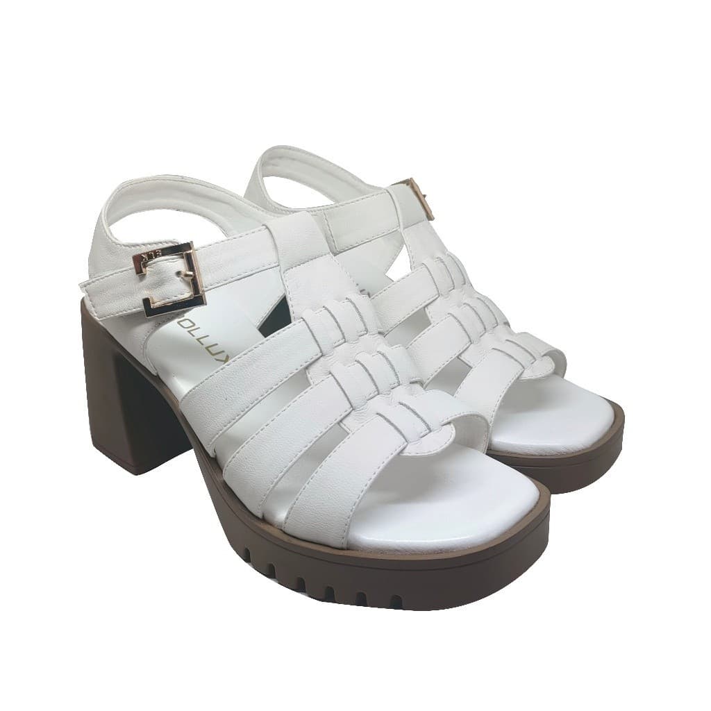 Thumbnail gambar ke-2 produk Pollux Classic WPOAY 02 - Sepatu Sandal Heels Wanita Berbahan Kulit