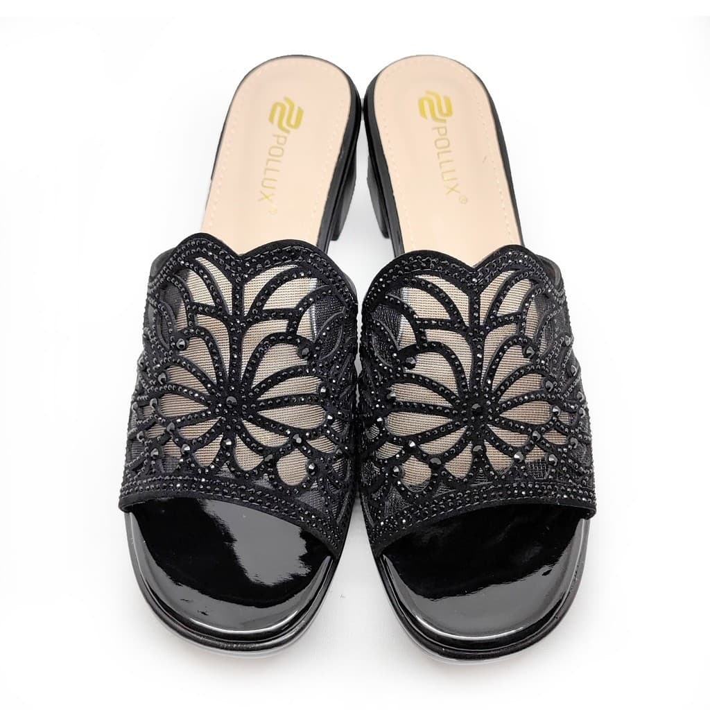 Thumbnail gambar ke-4 produk Pollux Aurora WDQ 2060 - Sandal Wedges Wanita | Wedges Pesta | Sandal Pesta