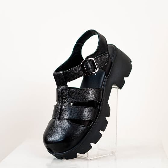 Thumbnail gambar ke-5 produk Pollux Bold WBB 852 Sepatu Sandal Wanita Bahan Kulit Asli | Sandal Wedges | Sandal Traveling