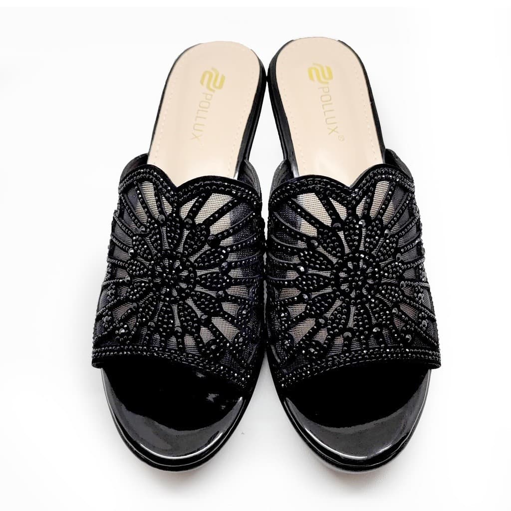 Thumbnail gambar ke-5 produk Pollux Aurora WDQ 2032 Sandal Heels Wanita | Heels Pesta | Selop Heels