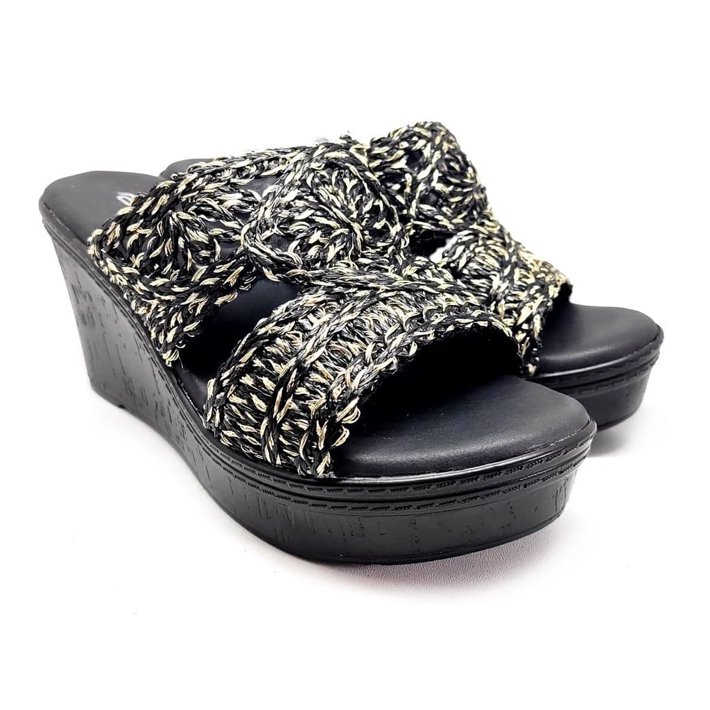 Thumbnail gambar ke-6 produk Pollux Terra Ek Gabus WPOKT 23 - Sandal Wedges | Sepatu Wedges | Wedges Pesta