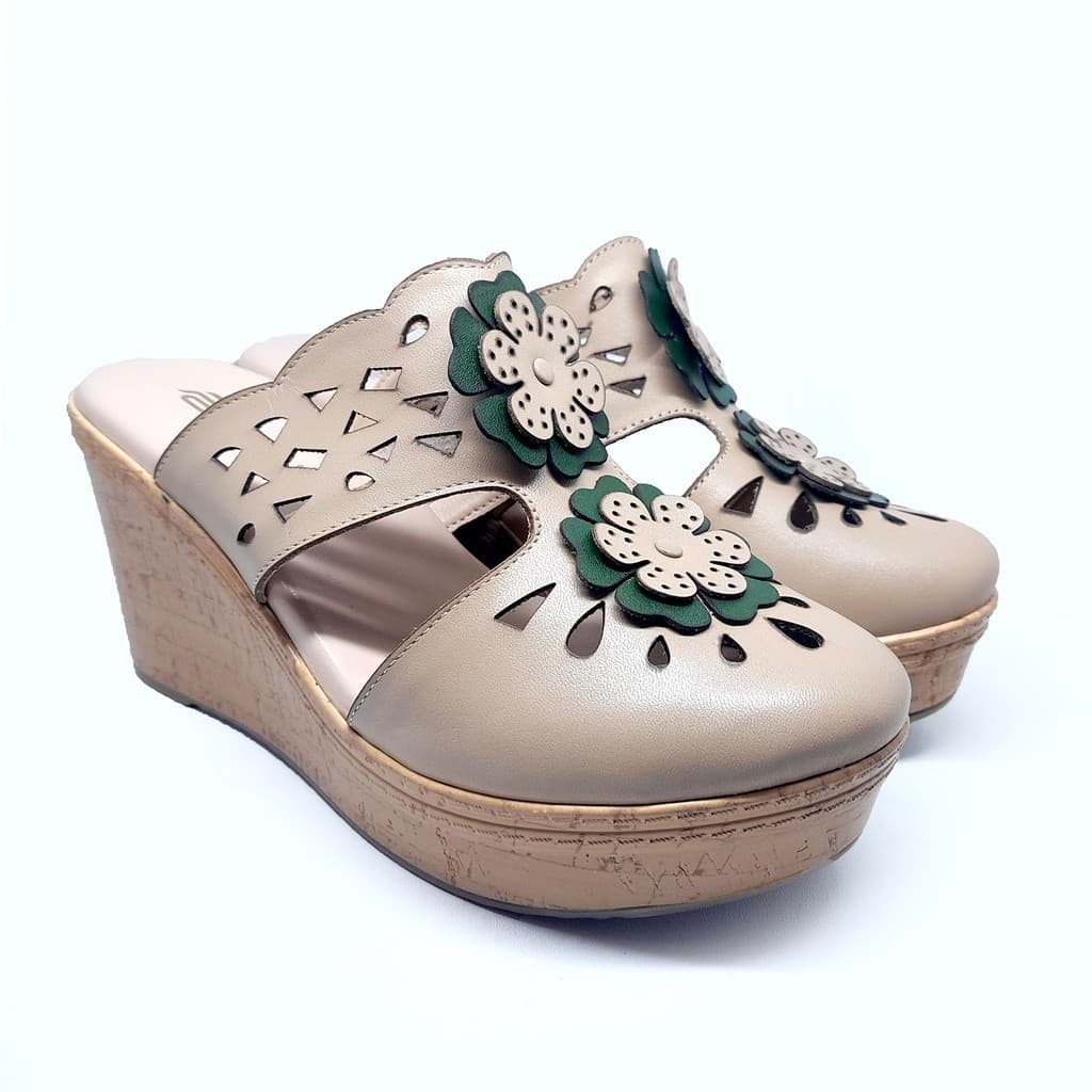 Thumbnail gambar ke-3 produk Pollux Terra Gabus WPOKT 12 - Sandal Wedges | Selop Wedges | Sepatu Wedges Wanita