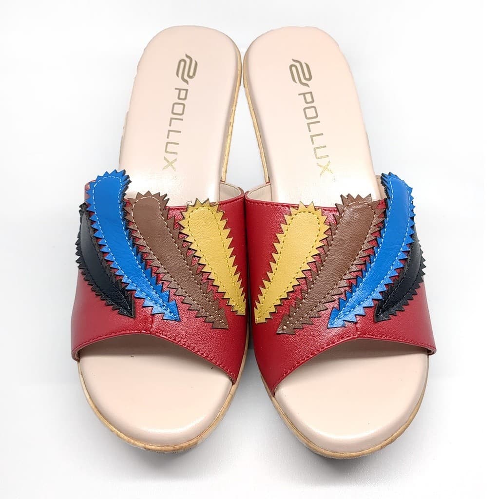 Thumbnail gambar ke-6 produk Pollux Terra Ek Gabus WPOKT 09 - Sandal Wedges | Selop Wedges | Sepatu Wedges Wanita