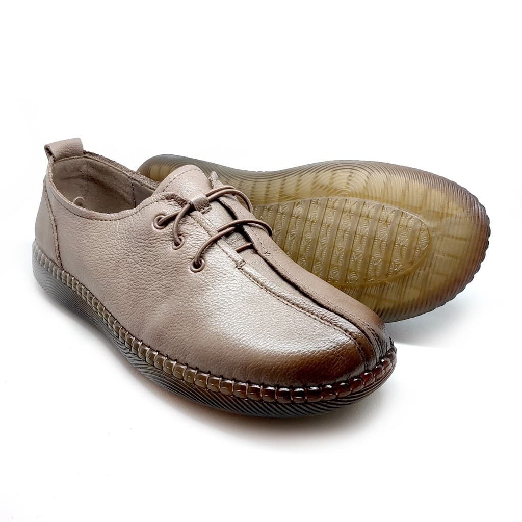 Thumbnail gambar ke-6 produk Pollux Monday WBB 256 - Sepatu Flat Wanita Bahan Kulit (Big Size Ready Size 41)