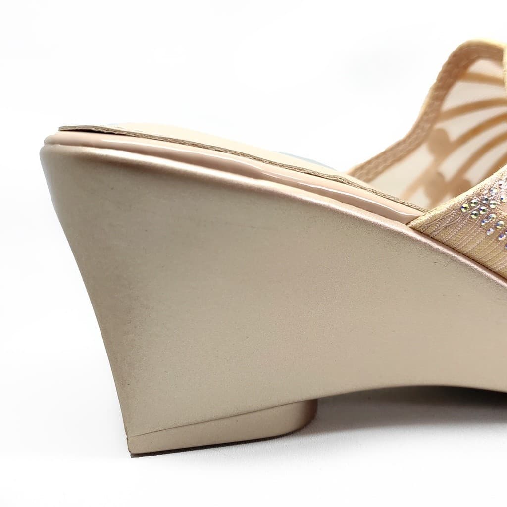 Thumbnail gambar ke-7 produk Pollux Aurora WDQ 2060 - Sandal Wedges Wanita | Wedges Pesta | Sandal Pesta