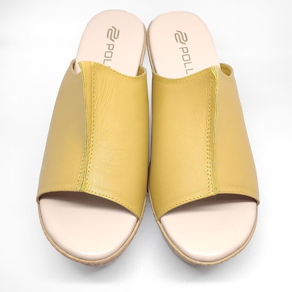 Gambar ke-10 produk Pollux Terra Ek Gabus WPOKT 10 - Sandal Wedges | Selop Wedges | Wedges Wanita Bahan Kulit