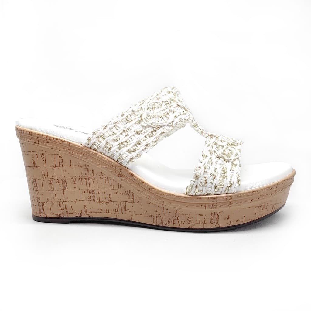 Thumbnail gambar ke-5 produk Pollux Terra Ek Gabus WPOKT 20 - Sandal Wedges | Wedges Pesta | Wedges Hak Tinggi