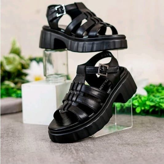Thumbnail gambar ke-5 produk Pollux Bold WPOJV 05 - Sepatu Sandal Wanita Kekinian | Sepatu Sandal Wanita Hak Sedang | Chunky