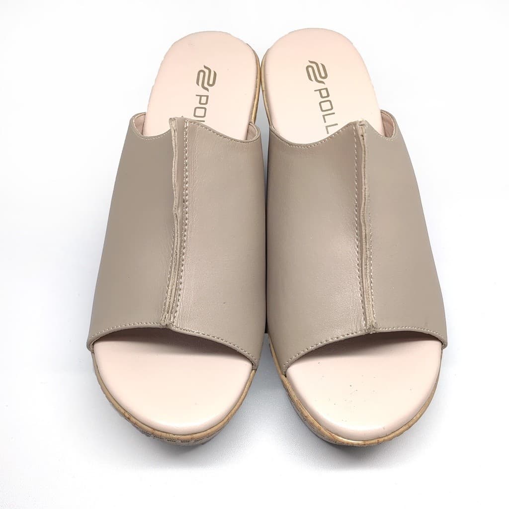 Thumbnail gambar ke-6 produk Pollux Terra Ek Gabus WPOKT 10 - Sandal Wedges | Selop Wedges | Wedges Wanita Bahan Kulit