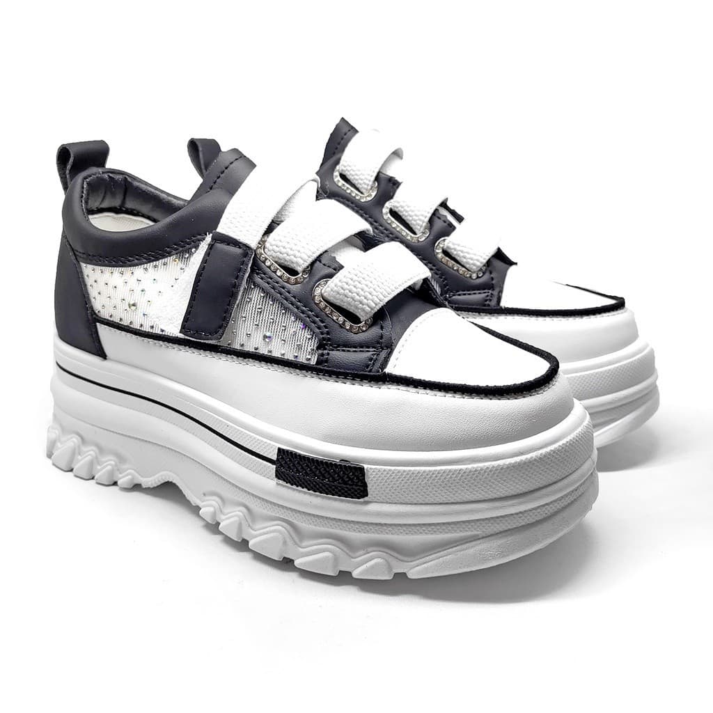 Thumbnail gambar ke-4 produk Mecer SYP Bora Jinju Collection | Sepatu Wanita | Sepatu Wedges | Sneakers Korea