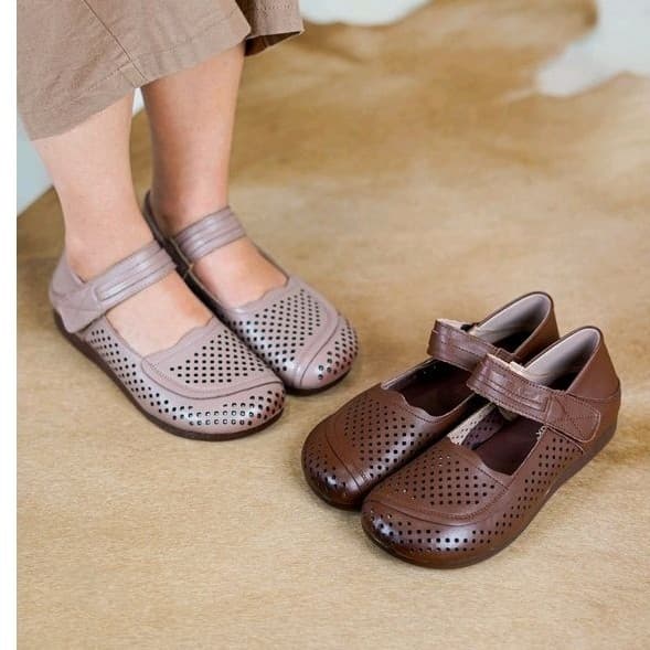 Thumbnail gambar ke-2 produk Pollux Monday WDQ 9151 - Sepatu Kerja Wanita Terbuat Dari Kulit Asli