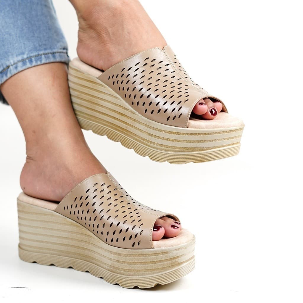 Thumbnail gambar ke-4 produk Pollux Terra Pinus WPOGO 10 - Sandal Wedges | Selop Wedges | Wedges Wanita