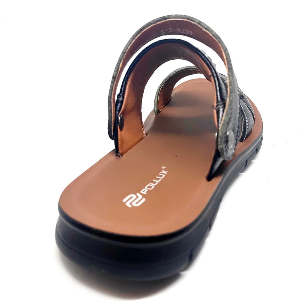 Thumbnail gambar ke-4 produk Pollux PDQ 6870 - Sandal Kulit Pria Slip On Sangat Nyaman Dan Anti Slip