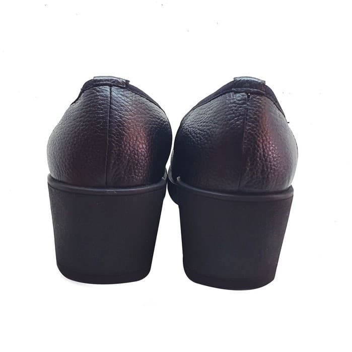 Thumbnail gambar ke-5 produk Pollux Monday WPOBW 01 - Sepatu Wedges | Sepatu Kerja Wanita | Pantofel Wanita Hitam