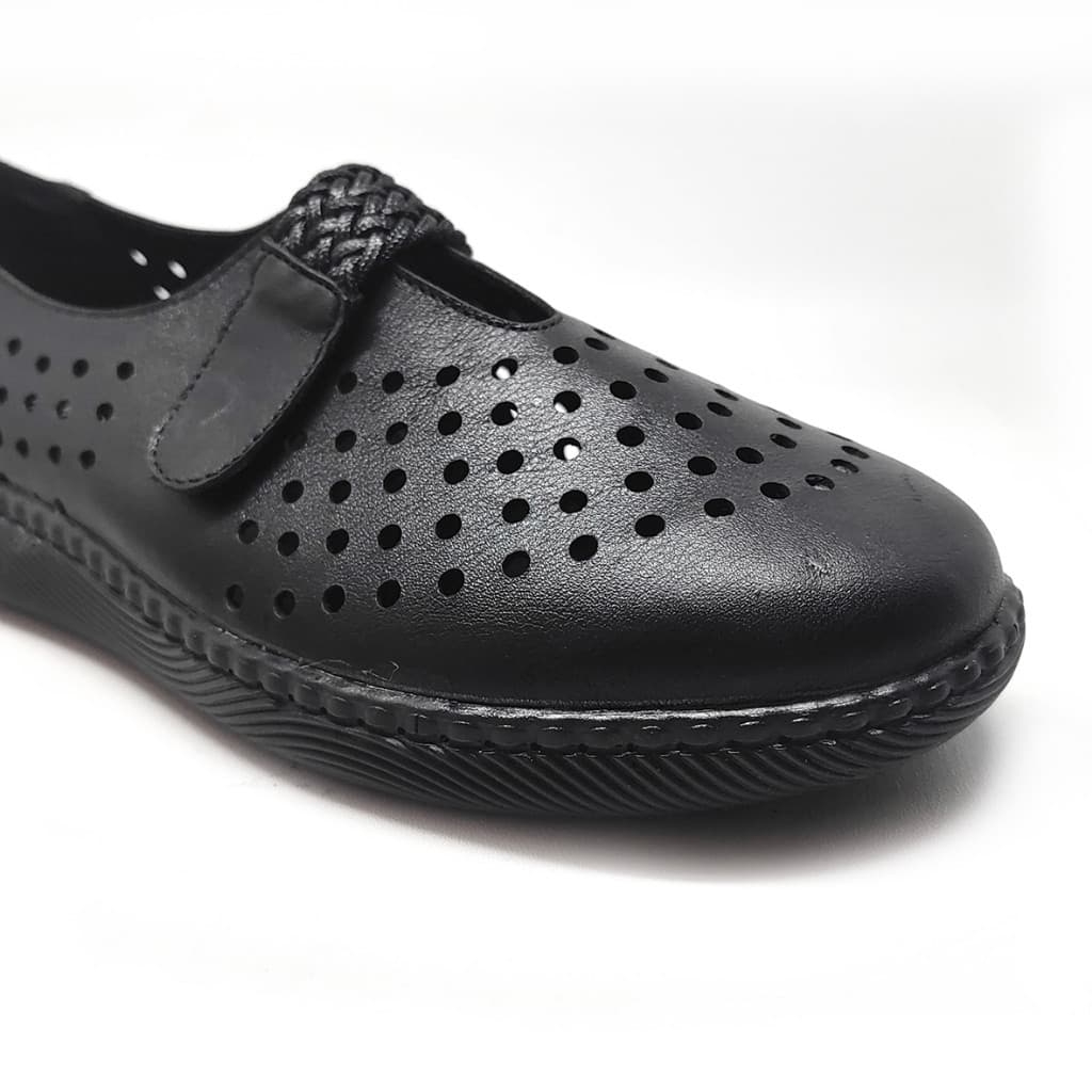 Thumbnail gambar ke-3 produk Pollux Monday WPOFW 01 Sepatu Flat Shoes Wanita Berbahan Kulit