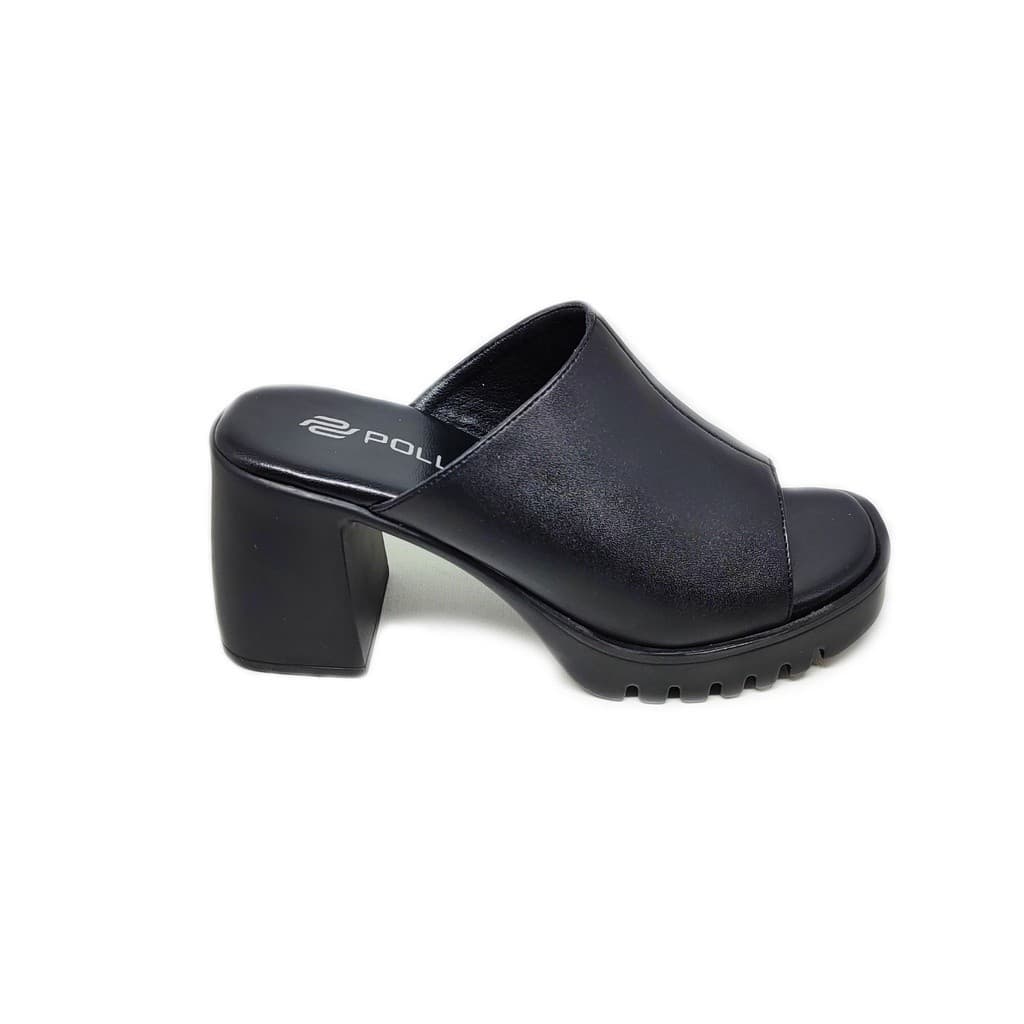 Thumbnail gambar ke-10 produk Pollux Classic WPOAY 08 - Sandal Chunky Heels Wanita Berbahan Kulit | Hak 7Cm
