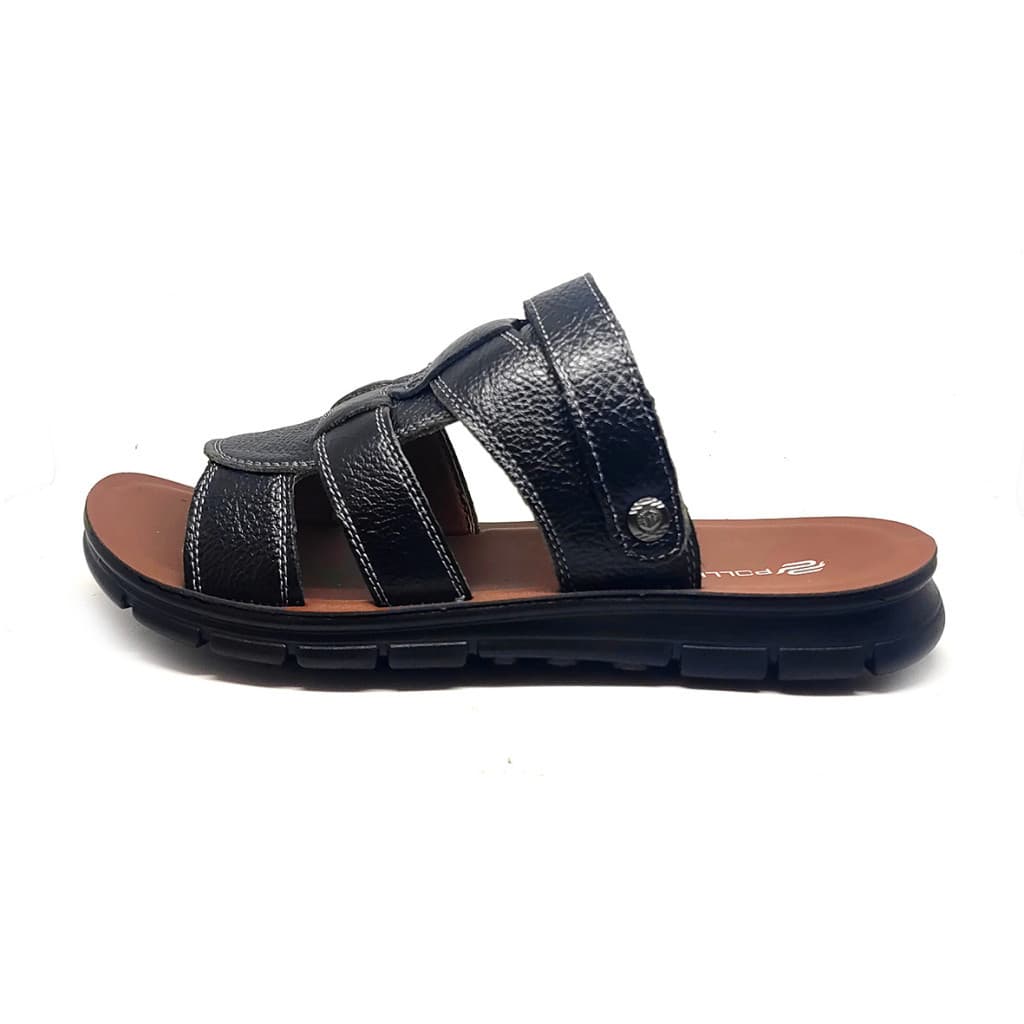 Gambar ke-7 produk Pollux PDQ 6683 - Sandal Kulit Pria Slip On Sangat Nyaman Dan Anti Slip