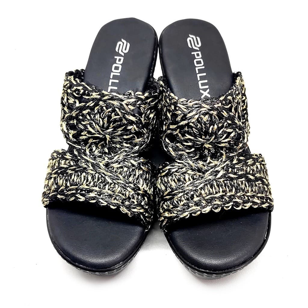 Thumbnail gambar ke-7 produk Pollux Terra Ek Gabus WPOKT 23 - Sandal Wedges | Sepatu Wedges | Wedges Pesta