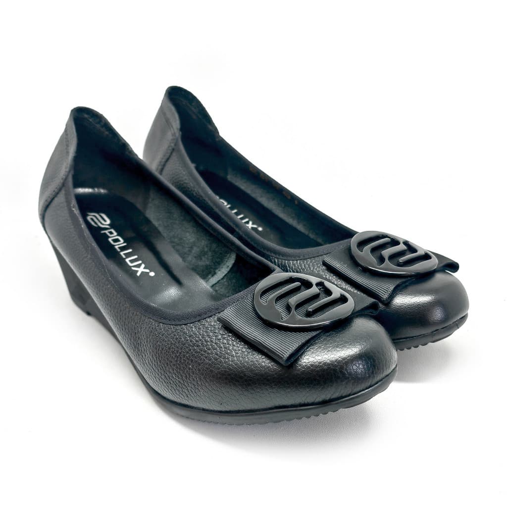 Thumbnail gambar ke-3 produk Pollux Monday WPOMZ 01 | Sepatu Kerja Wanita | Sepatu Wedges Wanita | Pantofel Wanita