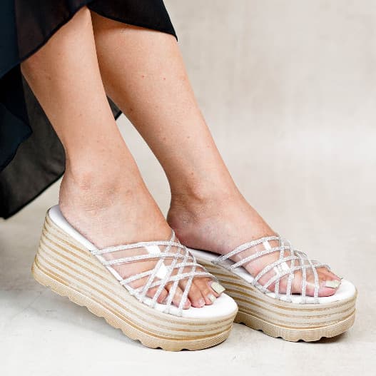 Thumbnail gambar ke-10 produk Pollux Bold WPOGO 32 - Sandal Wedges Wanita | Wedges Wanita 7Cm